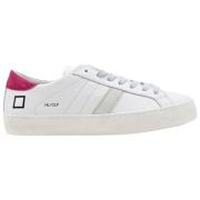 Lav Kalv Hvid Fuxia Sneakers