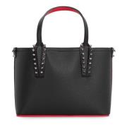 Studded Læder Mini Tote Taske