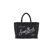 Sort Tweed Vanity Shopper Taske