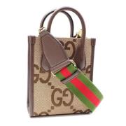 Pre-owned Canvas gucci-tasker