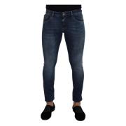 Blå Skinny Denim Jeans