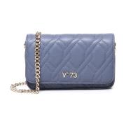 Matelassé Crossbody Taske i Denim