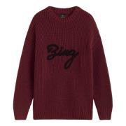 Moderne Sydney Sweater med Vertikale Sting