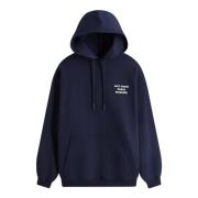 Stilfuld Hoodie Slogan Navy Jakke