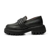 Posey loafer læder - BLACK