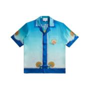 Cuban Collar Short Sleeve Shirt