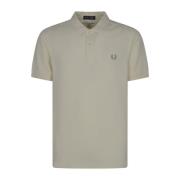 Beige Strik Herre T-shirt og Polo