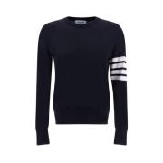 Stribet Fleece Pullover