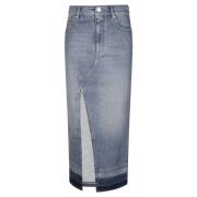 Denim Nederdel Cairo Stil