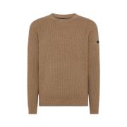 Uld Crewneck Sweater 7 Rund Strik