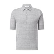 Linnedblandet Poloshirt