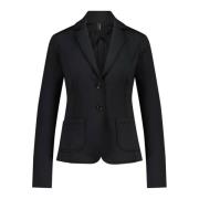 Stretchjersey Blazer med Ærmeslidser