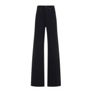 Midnight Black Wide Leg Pants