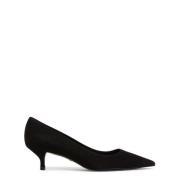 Elegante Pumps i Slidt Ruskind