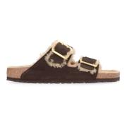 Fodrede Shearling Slides