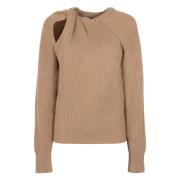 Cashmere Sweater med Cut-out detaljer