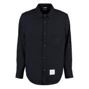 Stribet Uld Overshirt