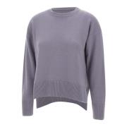 Lilla Uld Kashmir Rund Hals Sweater