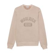 Bomuld Logo Sweater Sand