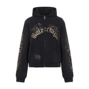 Faded Black Zip-Up Jakke