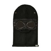 Merino uld Balaclava Goggle Hat