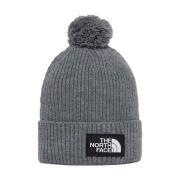 Pom Pom Beanie - Grå