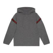 Uld Zip-sweatshirt Grøn Rød Web