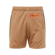 Logo Patch Casual Bermuda Shorts