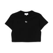 Sort Crew Neck T-shirts og Polos