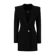 Elegant Sort Blazer Kjole