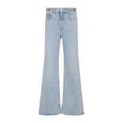 Lys Blå Denim Jeans