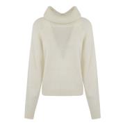 Luksuriøs Cream Sweater AW24