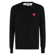 Rød Hjerte Sweater