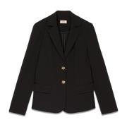 Blazer lavet af scuba crepe stof