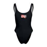 Printet Front One-Piece Badedragt