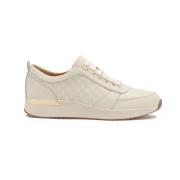 Damer hvide og beige sneakers