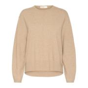 Ginger Root Melange Strik Pullover