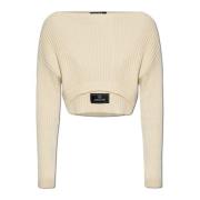 Kort sweater med lap