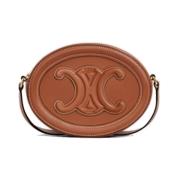 Oval Triomphe Læder Crossbody Taske