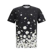 Daisy Print Crew Neck T-Shirt