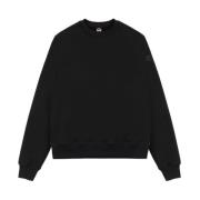 Elegant hvid sweatshirt med tonal logo