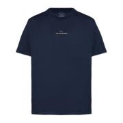 T-shirt med trykt logo