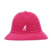 Elektrisk Pink Fiskerhat Bermuda Stof