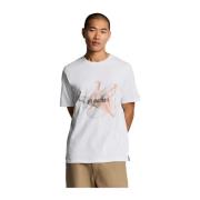 SS T-shirts 3D Line Grafisk T-shirt