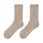 Logo Tube Socks med Intarsia Detaljer