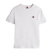 Hvid Bomulds T-shirt Regular Fit