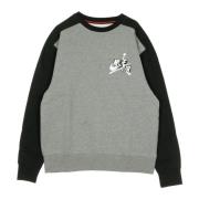 Klassisk Carbon Crewneck Sweatshirt i Sort