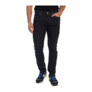 Slim Fit Mørk Denim Jeans