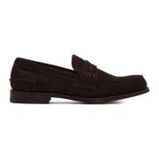 Brun Ruskind Penny Loafer Sko