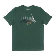 Grafisk Crew T-shirt Noble Green